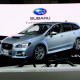 Triss i nyheter i Subarus monter i Genève